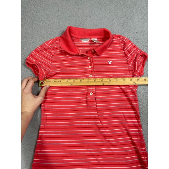 Vintage American Eagle Womens Size S Y2K Short Sleeve Polo Shirt Stripes - Picture 5 of 8